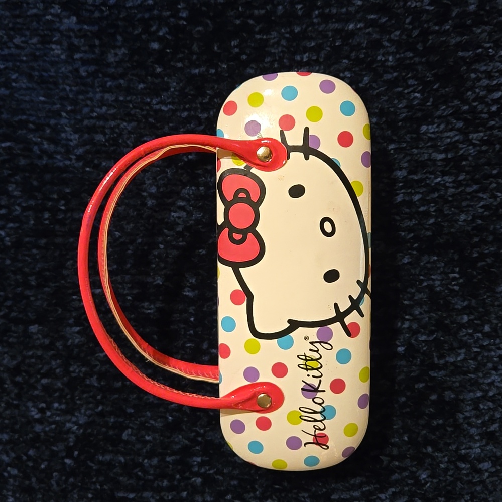 Hello Kitty Polka Dot Handbag Style Eyewear Case